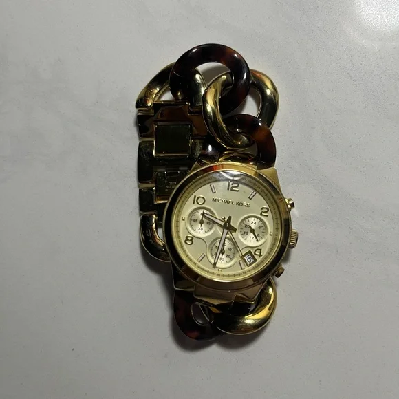Michael Kors | Accessories | Michael Kors Gold And Brown 